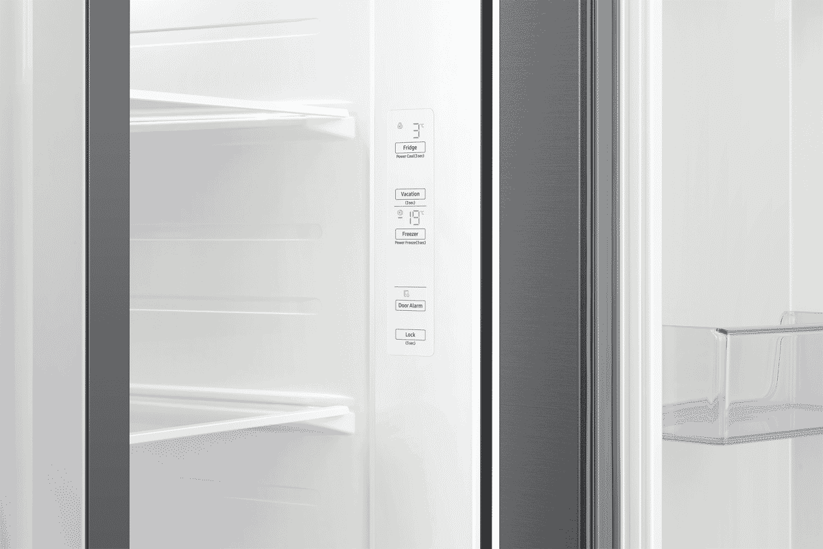 Samsung SRS693NLS 696L Side By Side Refrigerator at The Good Guys