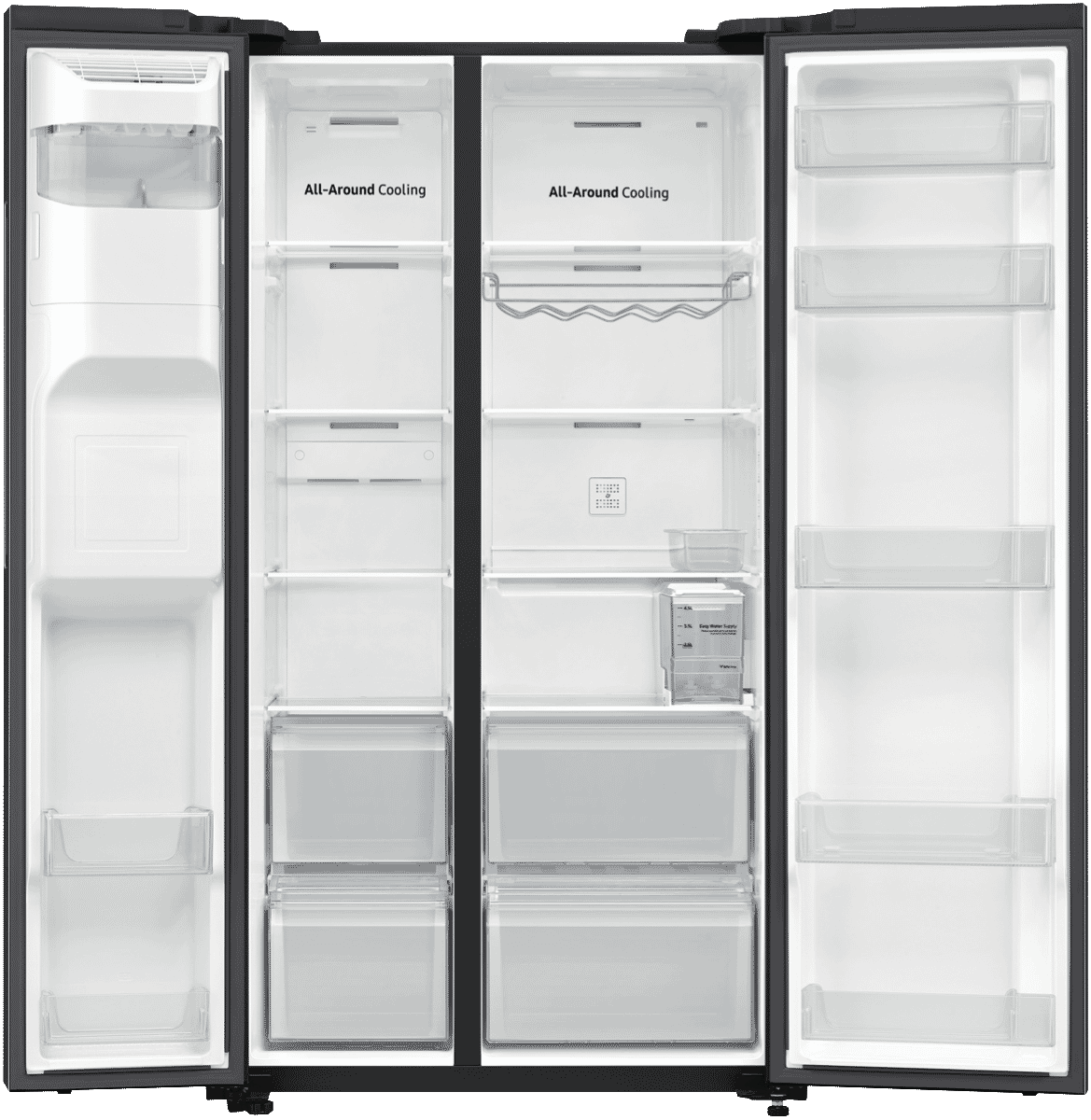 NEW Samsung SRS673DMB 676L Side By Side Refrigerator eBay
