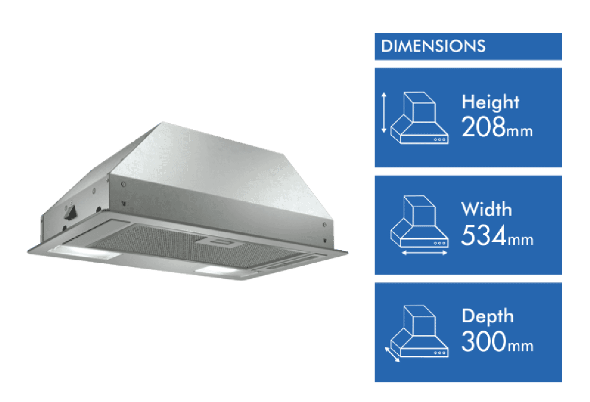 Bosch 53cm Integrated Rangehood