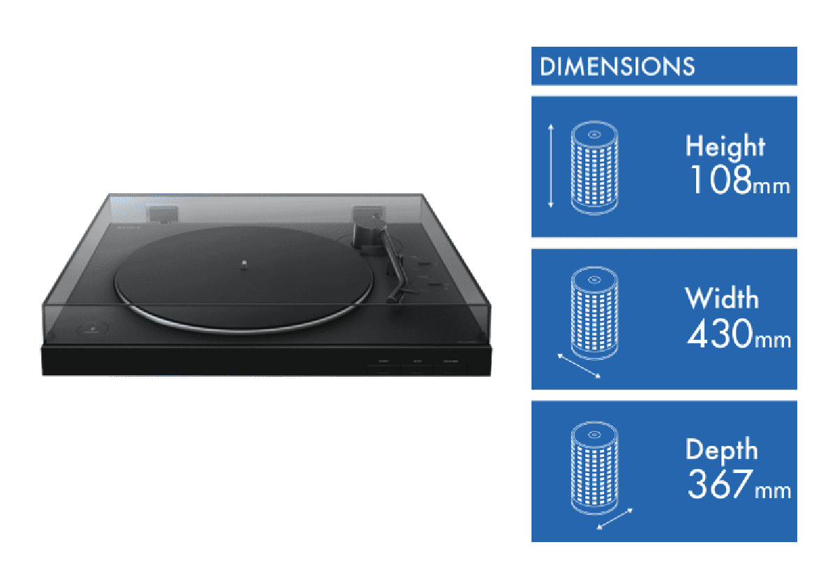 Platine vinyle Sony - PS-LX310BT - Platine vinyles