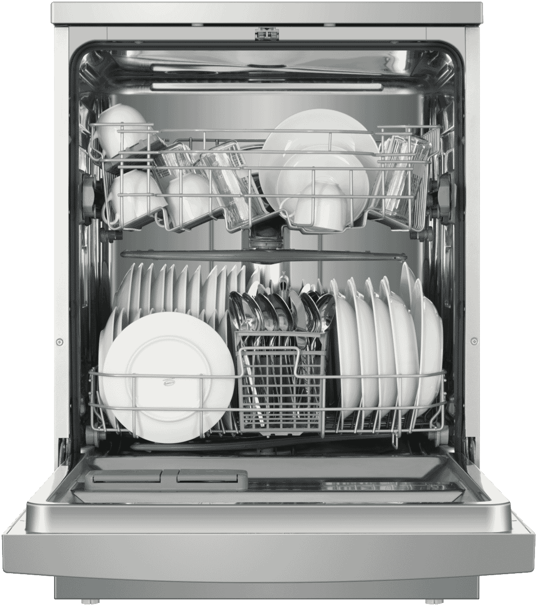 Haier HDW13V1S1 Stainless Steel Freestanding Dishwasher at The Good Guys