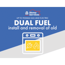 SERVICESDual Fuel Stove Up To 900mm Install & Remove Old50066385