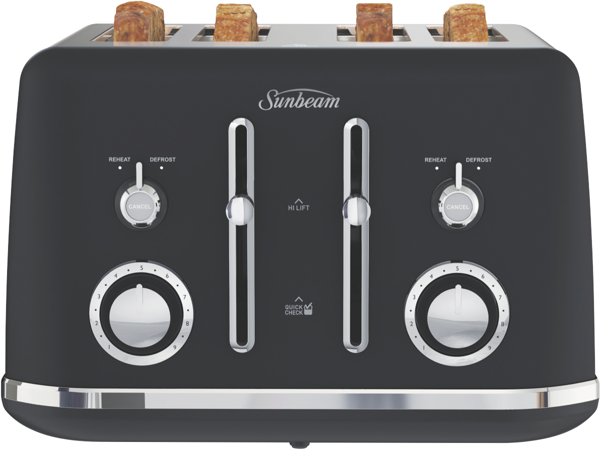 Sunbeam® 4-Slice Toaster, Black