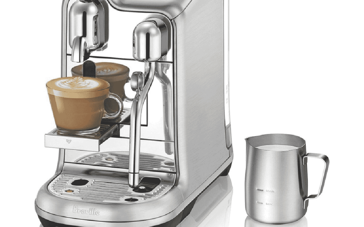 Sage Appliances Cafetera Nespresso Creatista Pro SNE900BSS de acero inoxidable 