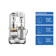 Nespresso BNE800BSS Creatista Plus Capsule Stainless Steel Machine at The  Good Guys