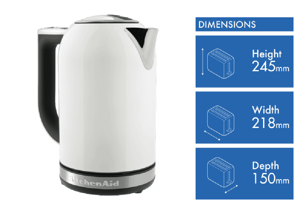 KitchenAid 1.7L Artisan Kettle White
