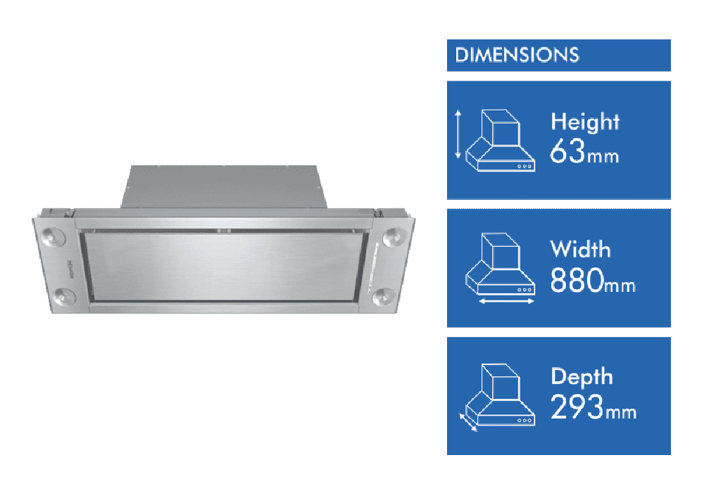 Miele 90cm Integrated Rangehood