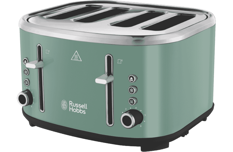 Russell Hobbs Rht445grn Legacy 4 Slice Toaster Green At The Good Guys