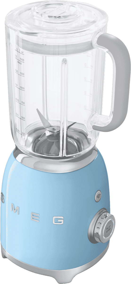 Smeg BLF01PBAU 50s Retro Style Blender Pastel Blue at The Good Guys