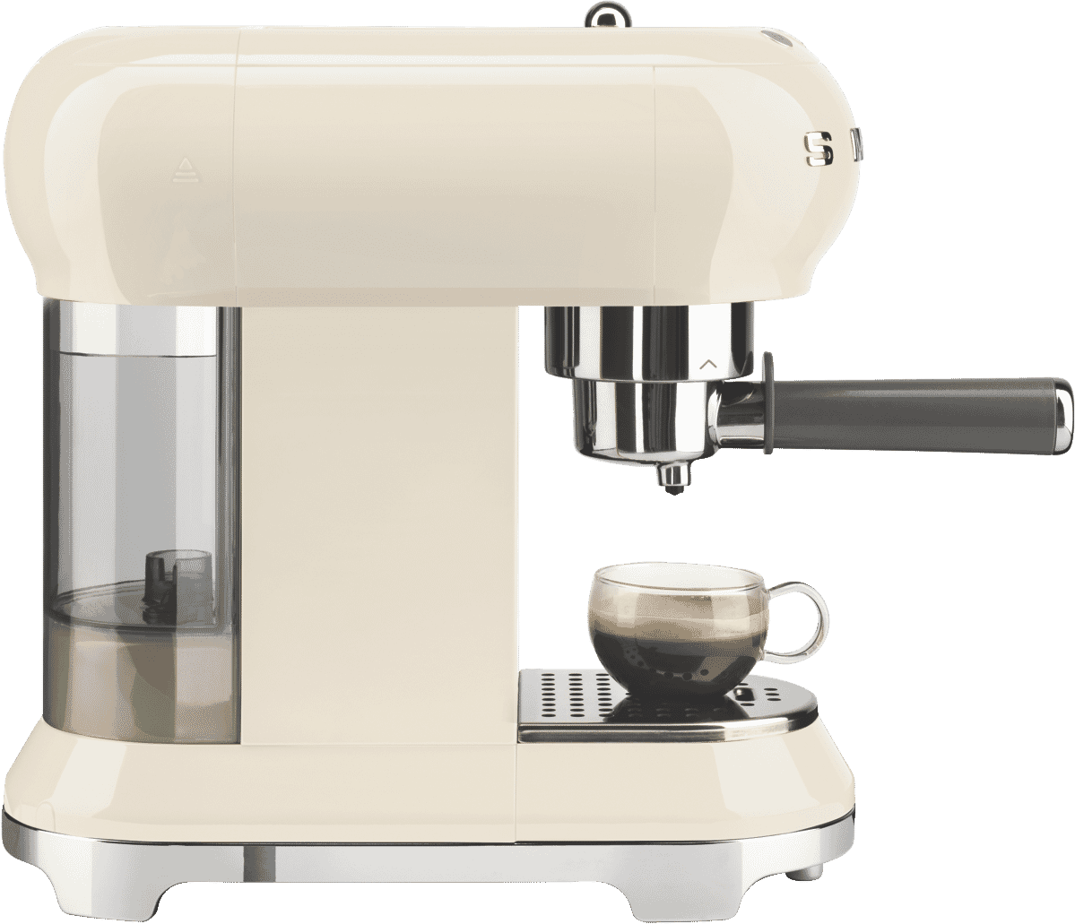 Smeg ECF01CRAU 50s Retro Style Coffee Machine - Cream at The Good Guys