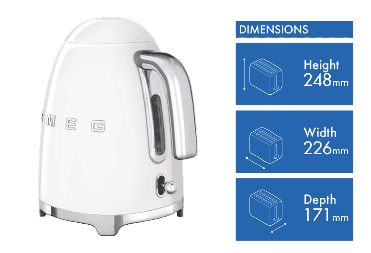 Electric kettle White KLF05WHUS