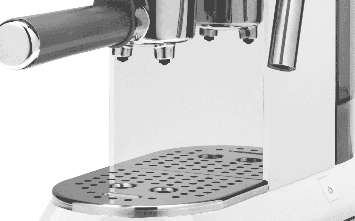 Smeg ECF01WHAU 50s Retro Style Coffee Machine White at The Good Guys