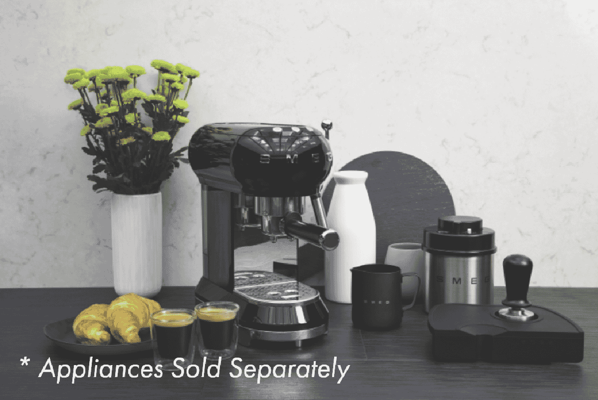 Smeg TAMPERSET Coffee Compression Tamper and Mat at The Good Guys