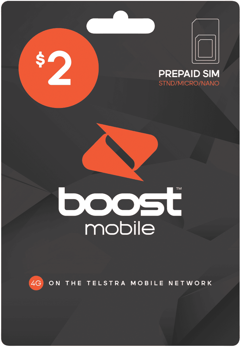 Boost Prepaid SIM Kit 2 AUBLACK151