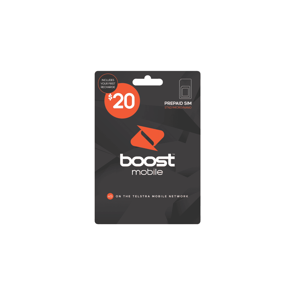 Boost Prepaid SIM Kit 20 AUBLACK152