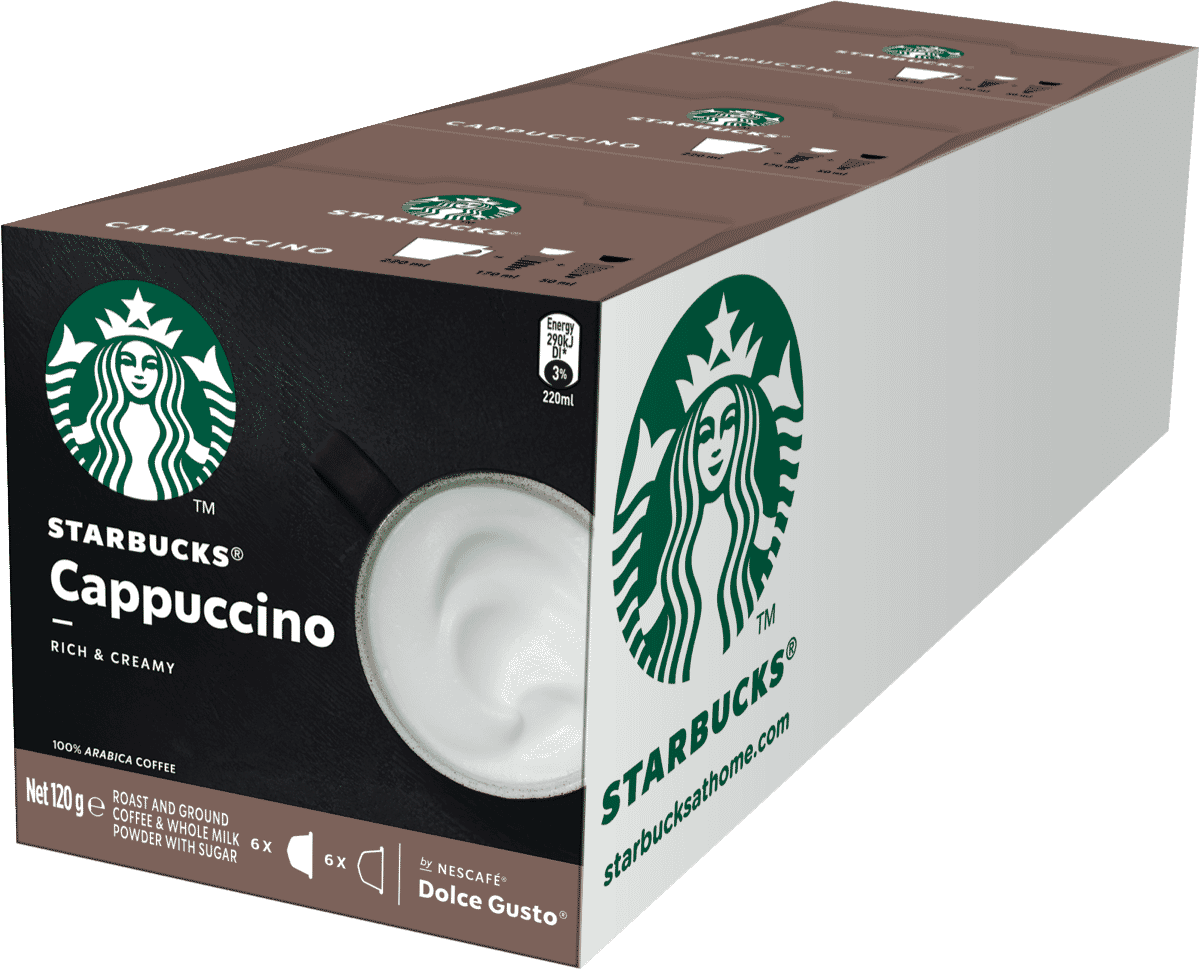 starbucks capsules for nescafe dolce gusto