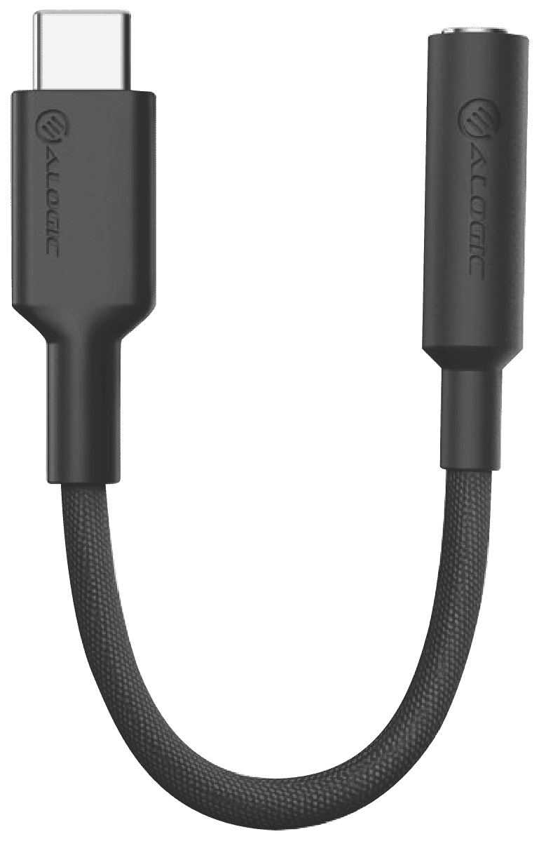 Alogic USB-C-3.5mm Audio Adapter-BK