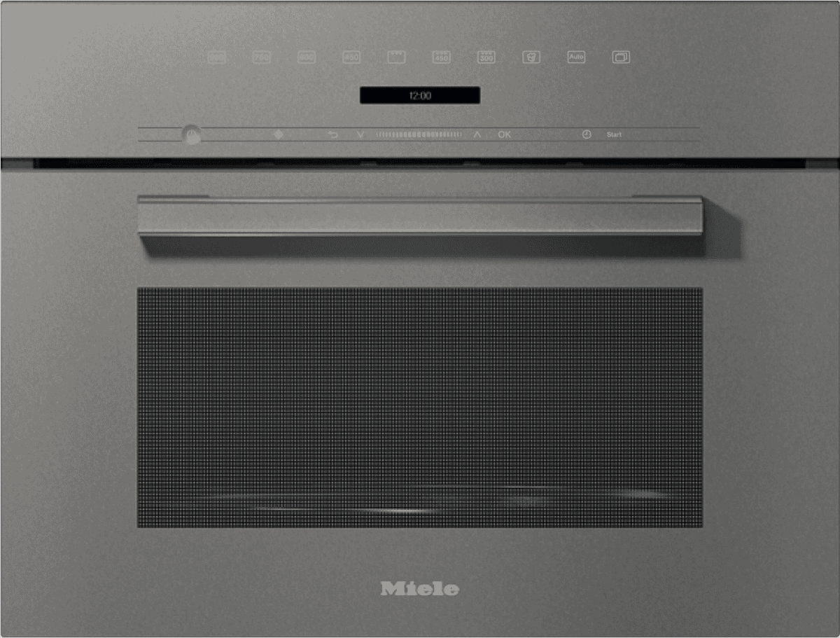 Miele M7244TC CL GG 60cm Microwave Oven Graphite Grey at The Good Guys