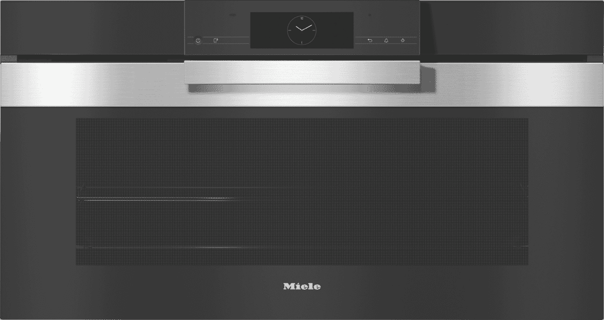 Miele H 7890 BP EDST/CLST 90cm Pyrolytic Oven CleanSteel at The Good Guys