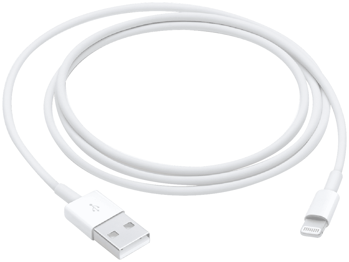 Apple MD818ZM/A Lightning / USB Cable - iPhone, iPad, iPod - White
