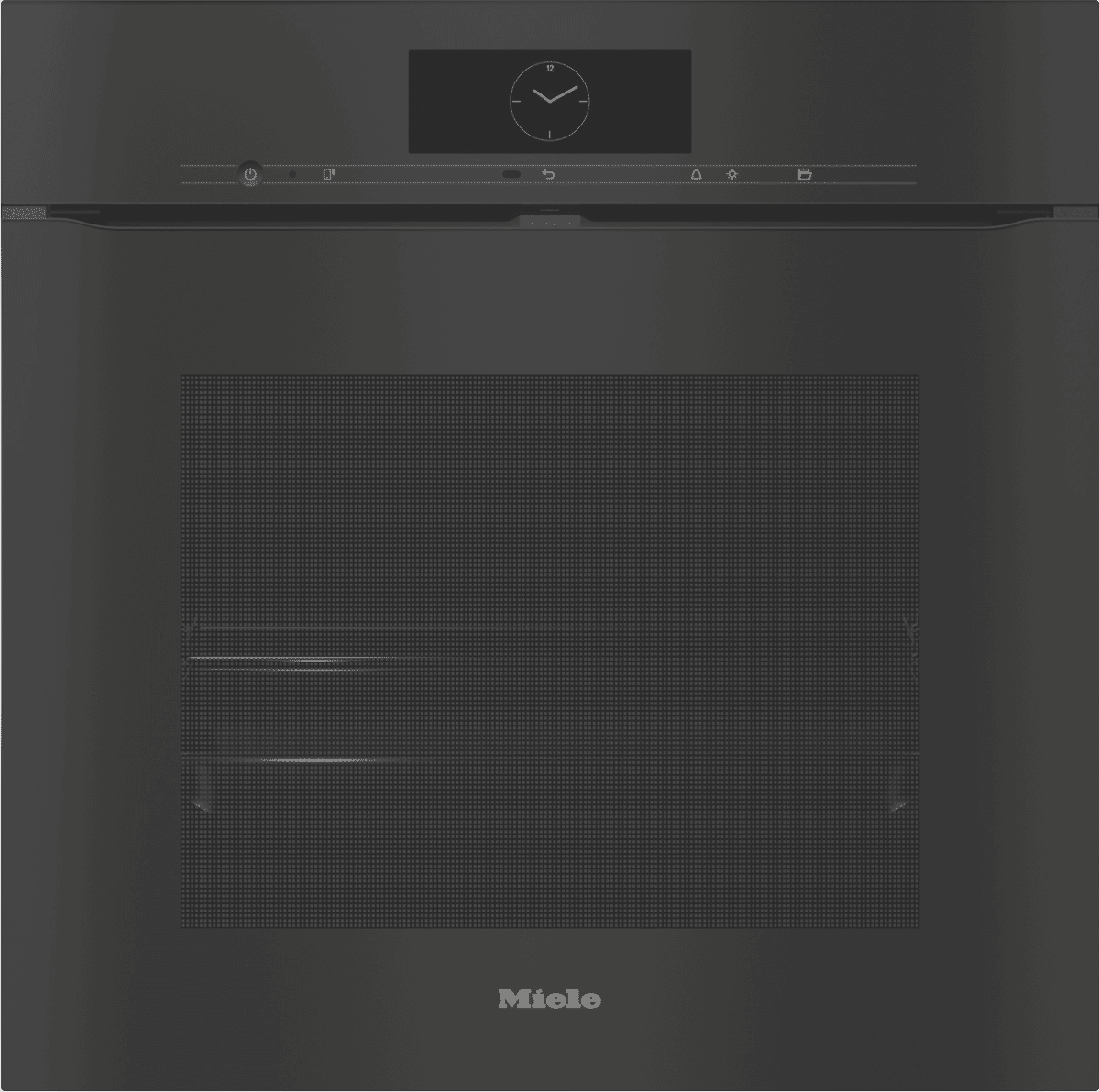 Miele H 7860 BPX AL OB 60cm Pyrolytic Oven Obsidian Black at The Good