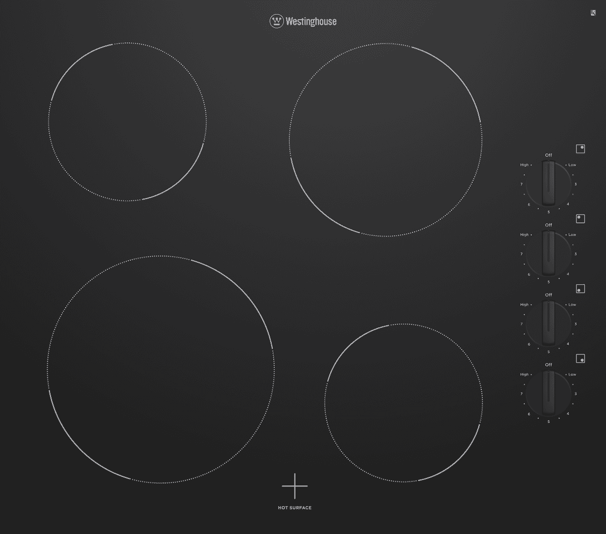 Westinghouse WHC642BC 60cm Ceramic Cooktop Black at The Good Guys