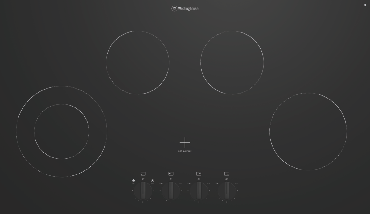 westinghouse 900mm ceramic cooktop