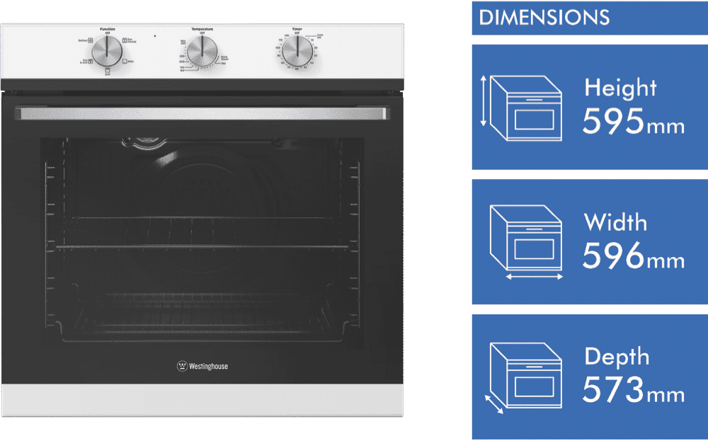 Westinghouse WVG613WCNG 60cm Gas Oven at The Good Guys