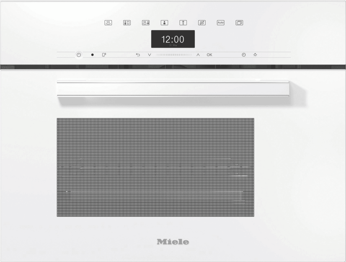 Miele DG 7440 VLBW 60cm Steam Oven Brilliant White at The Good Guys
