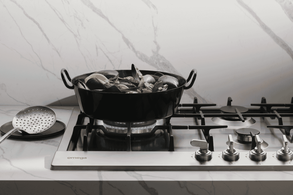 Omega OCG95XTGG 90cm Gas Cooktop Stainless Steel at The Good Guys