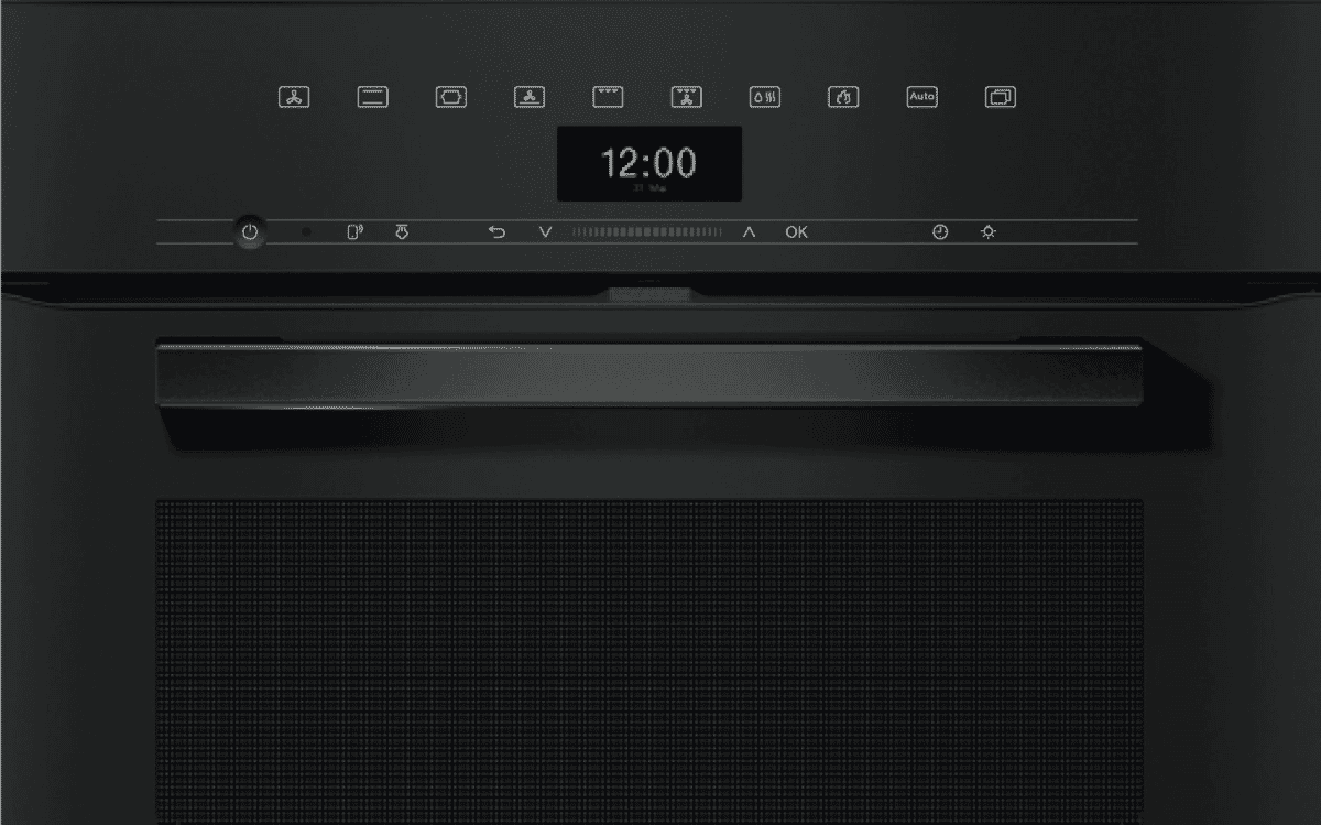 Miele H 7464 BP VLOB 60cm Pyrolytic Oven Obsidian Black at The Good Guys