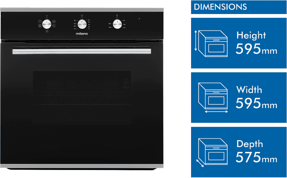 Milano 60cm Electric Oven