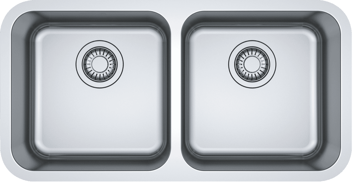 Franke BCX22038/38 Bell double bowl sink at The Good Guys