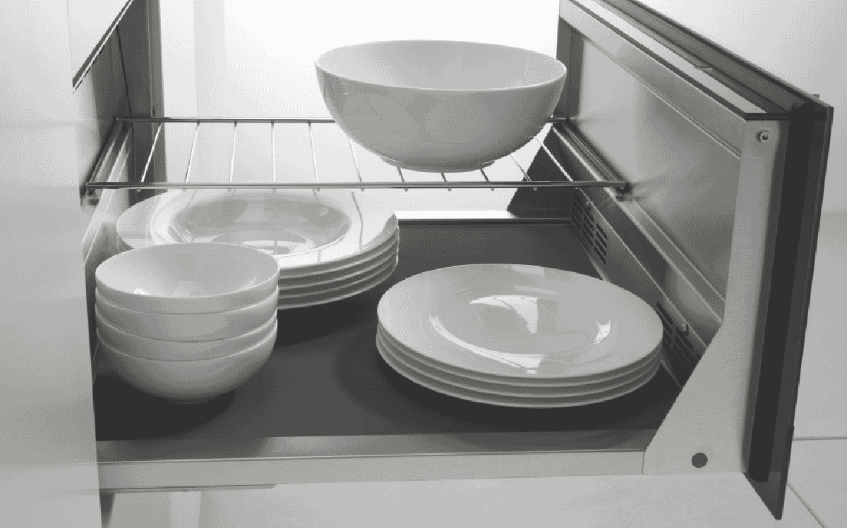 Miele ESW 7020 OB 29cm Warming Drawer Obsidian Black at The Good Guys