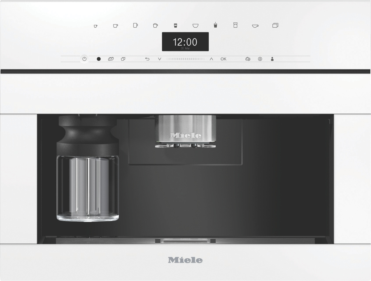 Miele CVA 7440 VL BW BuiltIn Coffee Machine Brilliant White at The