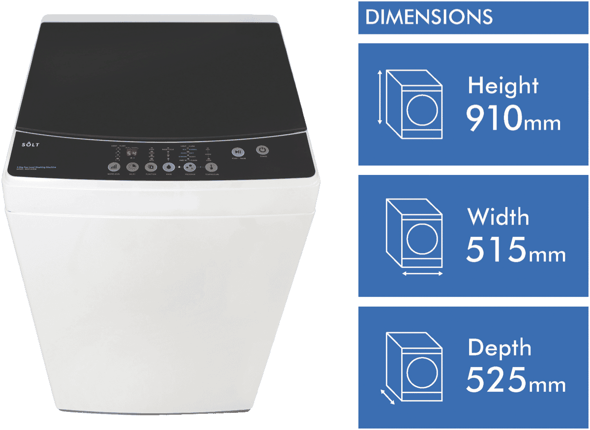 solt 5.5 kg top load washer
