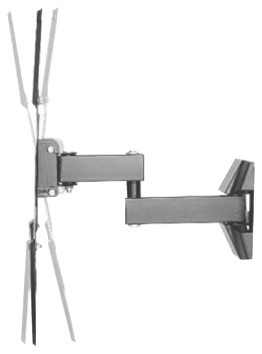 LINDEN LFMWMM20 Full Motion TV Wall Bracket Med (32-55") at The Good Guys