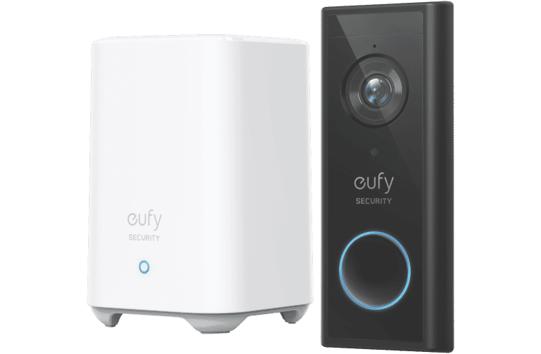 eufy E8210CW1 Video Doorbell 2K with Home Base at The Good Guys