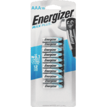 EnergizerMax Plus AAA 16 Pack50070248