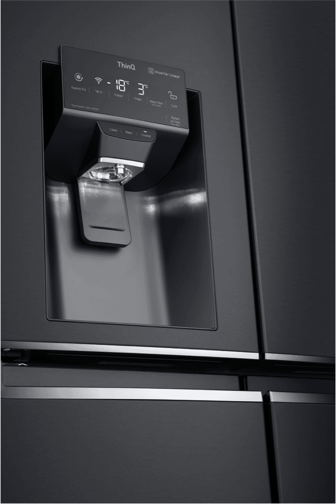 LG GFL706MBL 706L French Door Refrigerator at The Good Guys