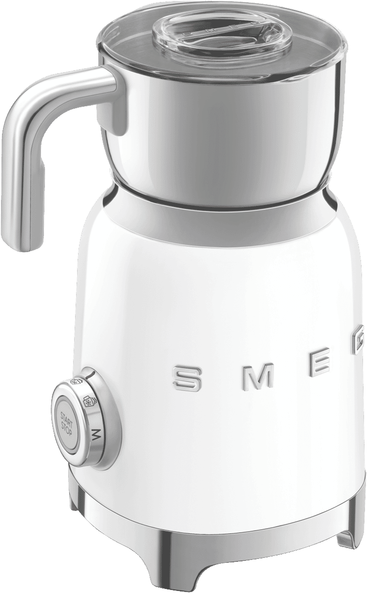 Smeg MFF01WHAU 50s Retro Style Milk Frother White at The Good Guys