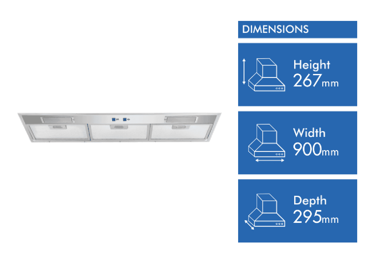 Schweigen 90cm Undermount Rangehood