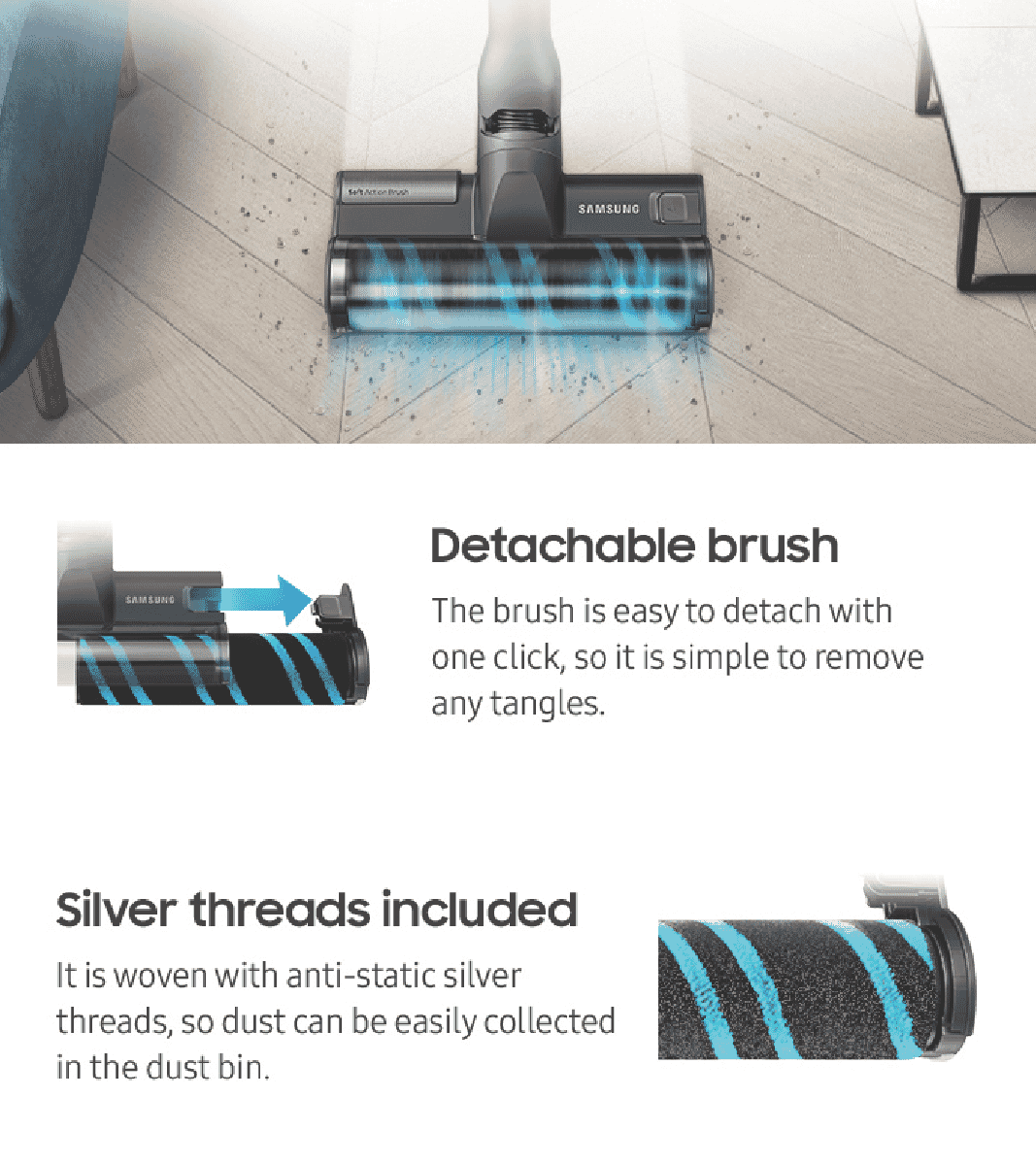 Samsung VS20R9046T3 Jet 90 Complete Vacuum at The Good Guys