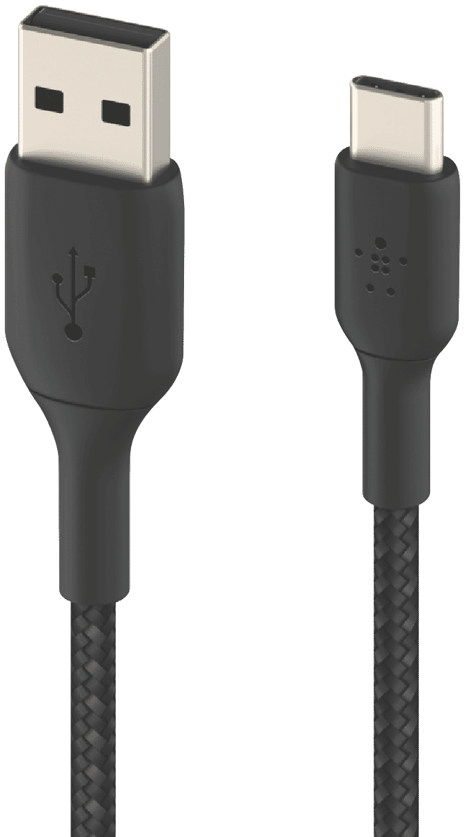 Belkin USB-A to USB-C Braided Cable 1m Black