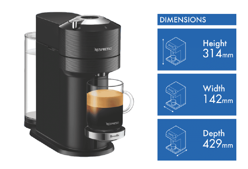 Nespresso Vertuo Next Premium Bundle- Black