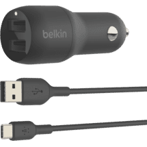 BelkinDual 24W USB Car Charger with USB-C Cable50071130