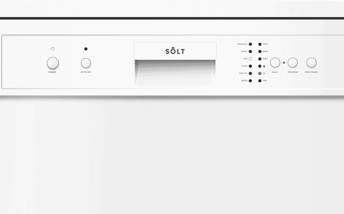 Solt GGSDW6012W 60cm Freestanding Dishwasher White at The Good Guys