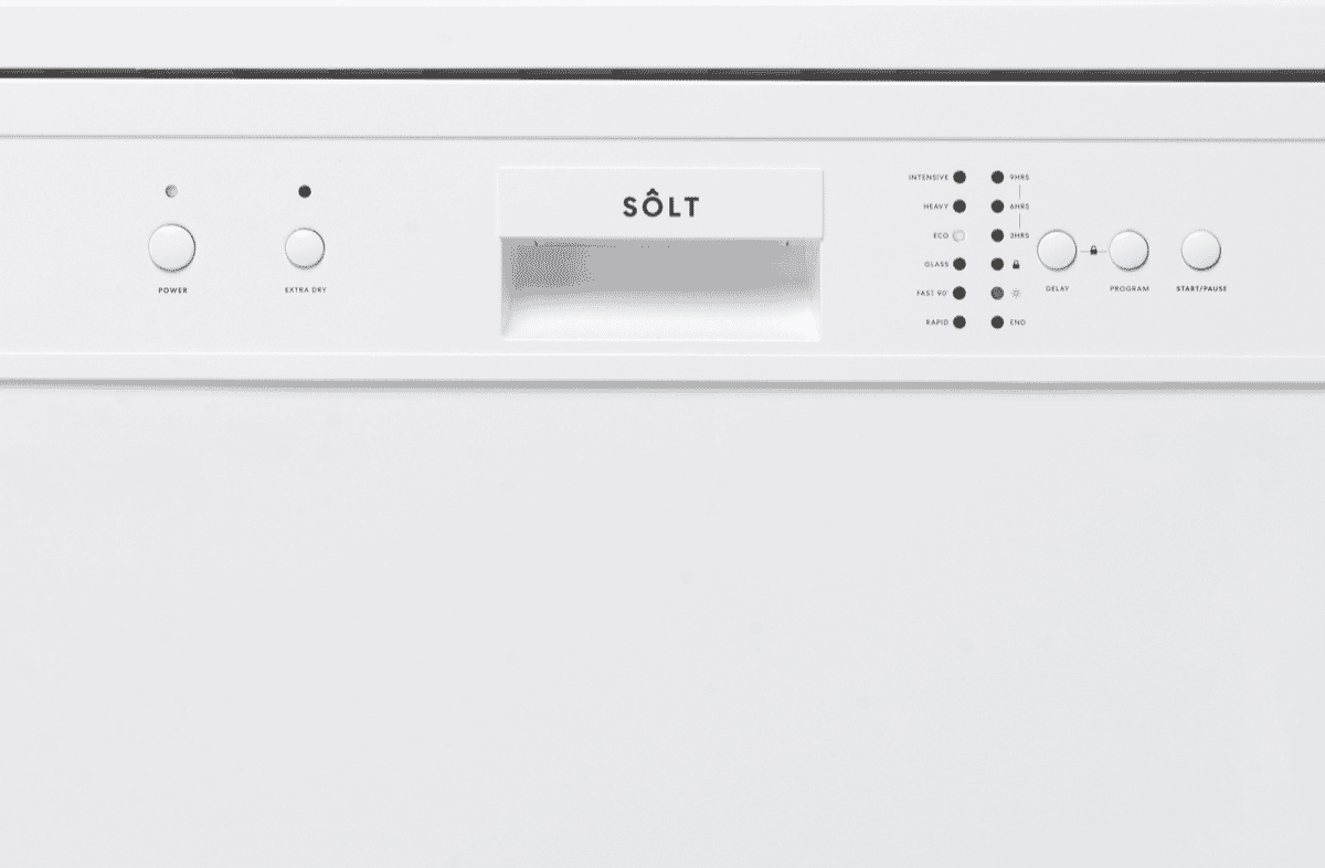 Solt GGSDW6012W 60cm Freestanding Dishwasher White at The Good Guys