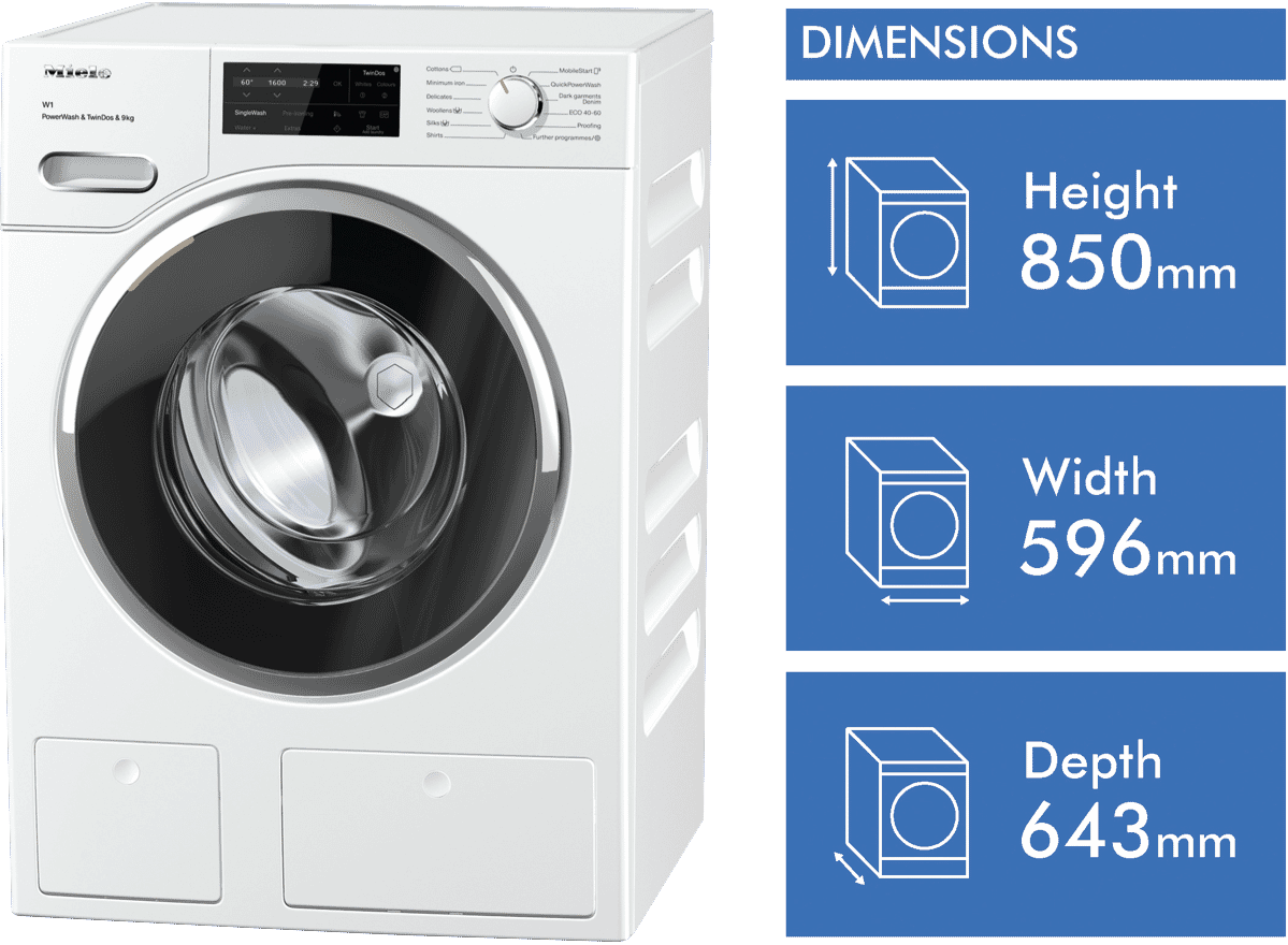 Miele WWG 660 9kg Front Load Washer at The Good Guys