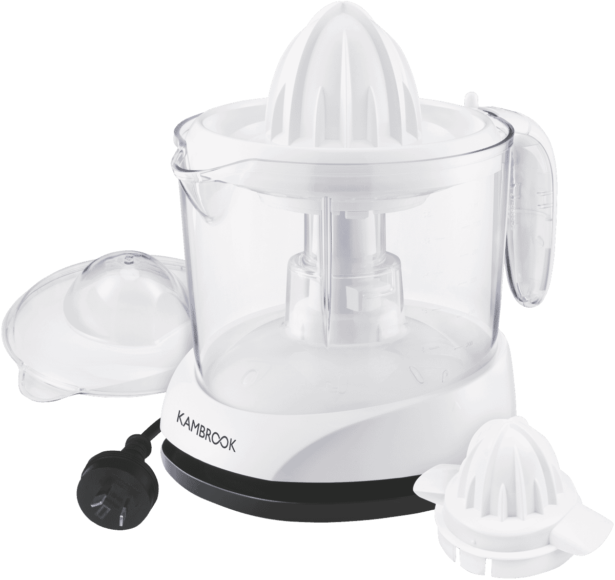 Kambrook 2 Cone Citrus Press KCP110WHT2JAN1